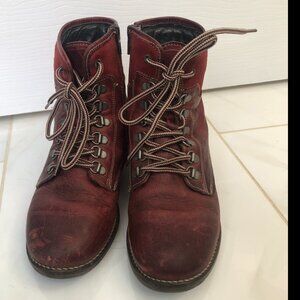 Taos Red Ringer Combat Boot Size 6-6.5